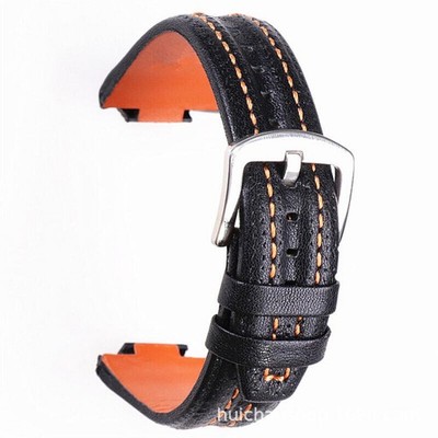 15x27mm Echtes Leder Uhrenarmband Für Seiko Sportura Federstifte+Werkzeuge DE
