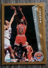 1992-93 Fleer - League Leader Michael Jordan #238