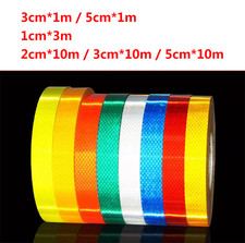 3 M Reflective Car Truck Film Sticker Safety Caution Warning Roll Tape 1/2/3/5CM