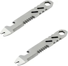 2 Pack Flint Fire Starter Striker Replacement Ferro Rod Scraper High Speed Steel