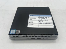 HP EliteDesk 800 G4 DM 35W MFF, i5-8500T CPU @ 2.10GHz, 16GB, No HDD/OS/Adapter