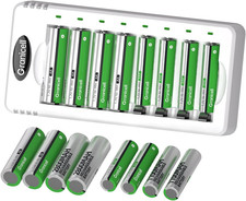 Rechargeable AA and AAA Batteries with Charger - 16 Pack of 2800Mah High Capacit 2.24 per gallon