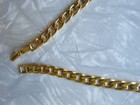 Vintage AVON Goldtone Chunky 1/4" Flat Chain Link 18.5" Necklace — photo 4