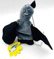 Belsduc Grey & Black Bat Hand Puppet The Original Hand Puppets 40290 NEW W/ TAGS