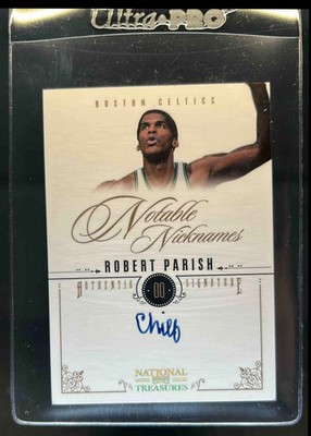Robert Parish 2010 Playoff National Treasures Notable Nicknames Auto #18/99