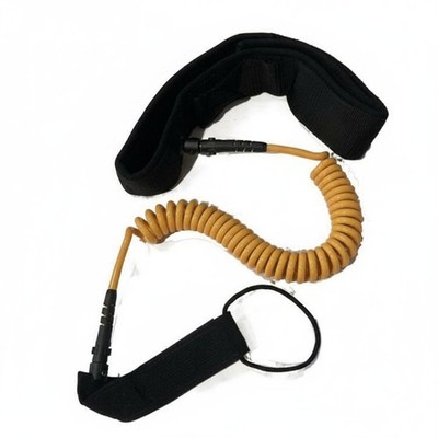 SUP-Taillenleine 7mm TPU-Kabel Spiral-Surfleine Edelstahl-Drehgelenk für Surfer