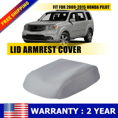 For 2009-15 Honda Pilot Real Leather Center Console Lid Armrest Cover Repair Kit