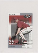 2003 Fleer Box Score Classic Miniatures Jim Thome #1CM HOF xz4
