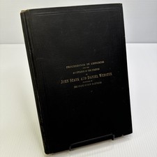 Congress Acceptance the Statues of John Stark & Daniel Webster 1895 Proceedings