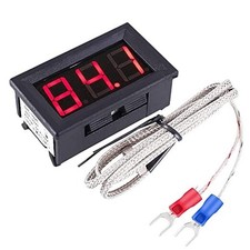 12V Red Fahrenheit Digital Temperature Meter -76F 999F LED Display with 1 Pc