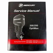 2013 Mercury Outboards 200/250 OptiMax Factory Service Manual P/N 90-8M0077343