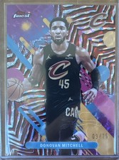 Donovan Mitchell /25 2025 Topps Finest Pink Refractor Cavaliers