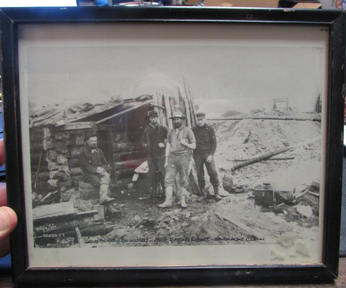 QUARTIERE ORIGINALE GOLD MINERS - DAWSON YUKON TERRIOTY - STAMPA INCORNICIATA
