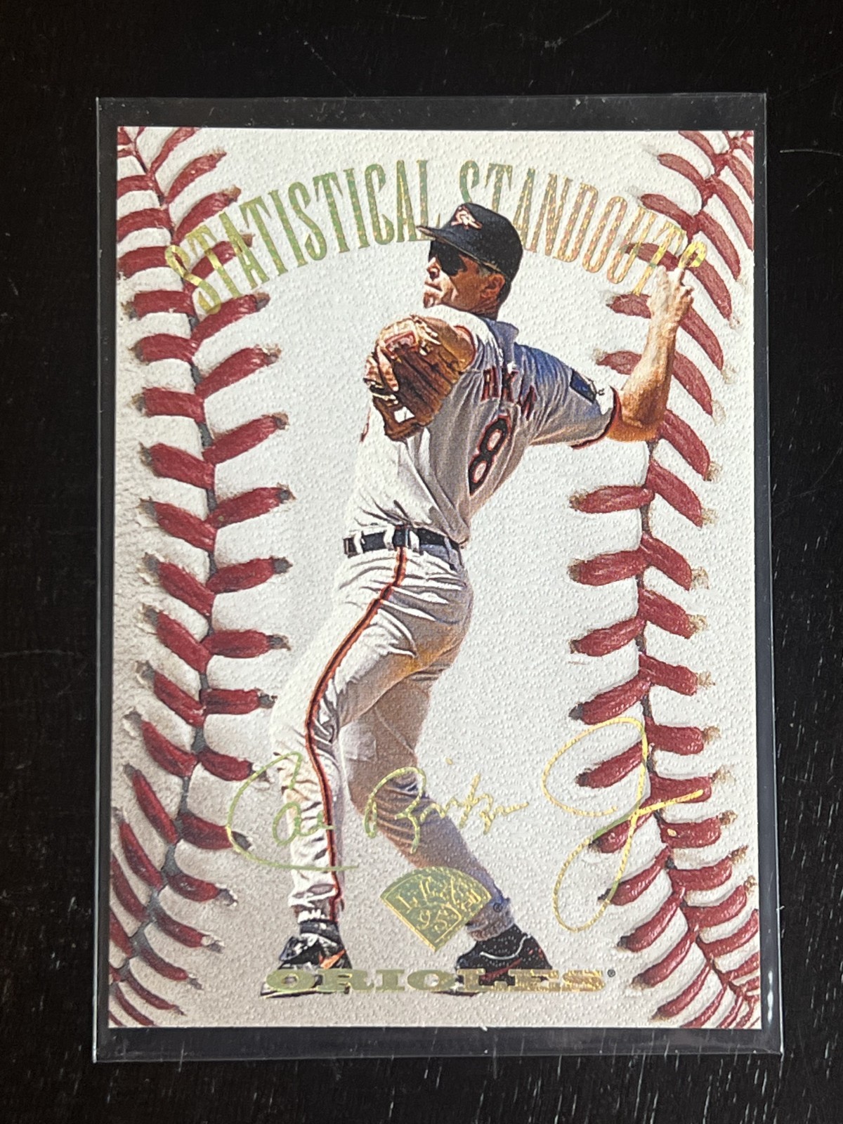 Cal Ripken Jr 1995 Donruss Leaf  Statistical Standouts Orioles insert #1182/5000