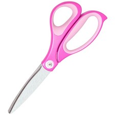 PLUS Fit Cut Curve Scissors 8" Pink Large