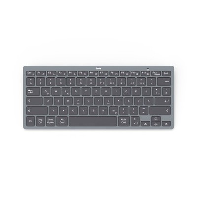 Hama Mini Bluetooth Tastatur SW QWERTZ kabellos Wireless 10m für PC Tablet Handy