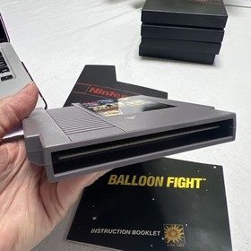 NES Balloon Fight, 1985, 5 Screw, Tested, Original Owner, Cartridge/Sleeve/Manua