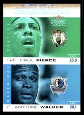 Paul Pierce Antoine Walker 2003-04 Fleer Genuine Scoring Threats #6 ST ESE