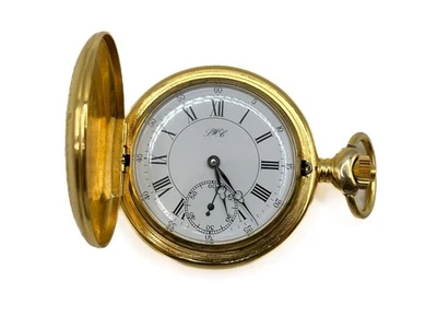 Taschenuhr Goldfarbig 17 Jewels Werk Sehr Guter Zustand Handaufzug Antik Classic - Bild 1 von 4
