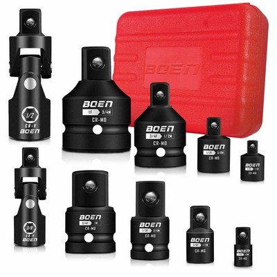 Schlagschrauber Steckschlüssel Adapter Satz CR-MO 1/4'' 3/8'' 1/2'' 3/4'' - Reduziersatz