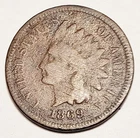 1869 P Indian Head Cent Penny  *G - GOOD*