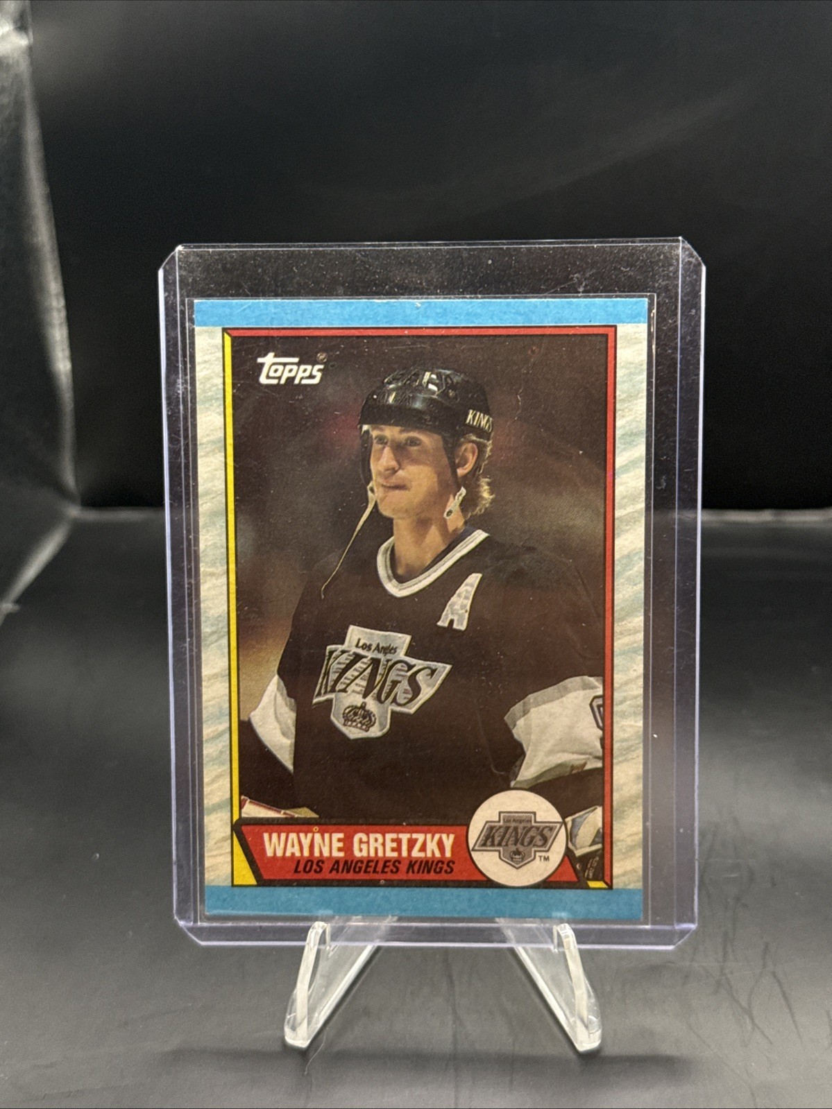 1989-90 TOPPS WAYNE GRETZKY CARD #156 LOS ANGELES KINGS