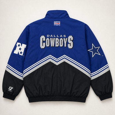 #ad #ad VINTAGE LOGO ATHLETIC PRO LINE ATHENTIC DALLAS COWBOYS FULL ZIP JACKET SIZE XL $249.99