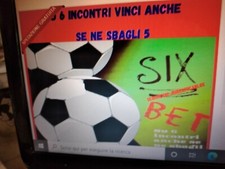 Sistema Scommesse Calcio Evolutivo “SIX BET”