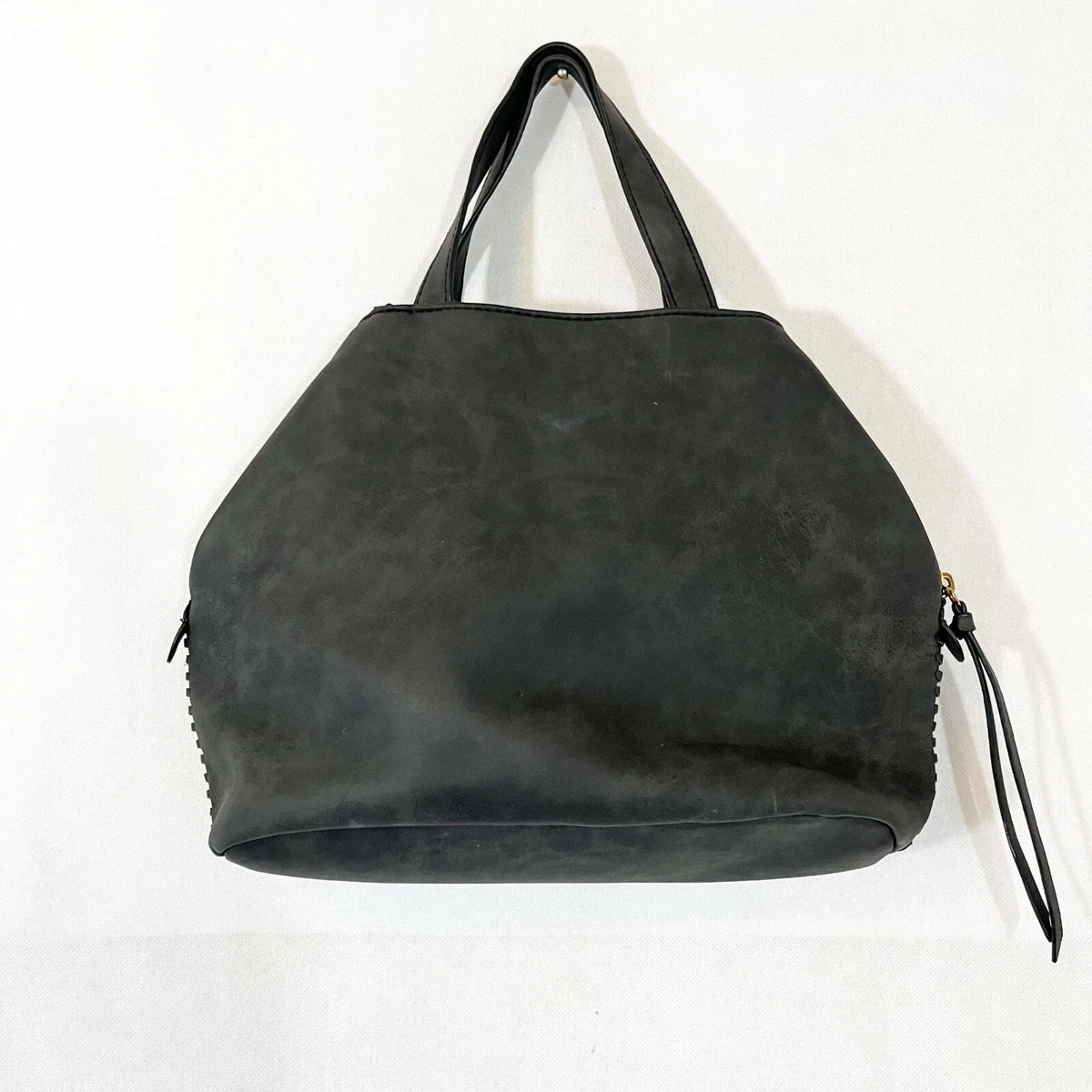 Free People Slouchy Suede Shoulder Bag in Black