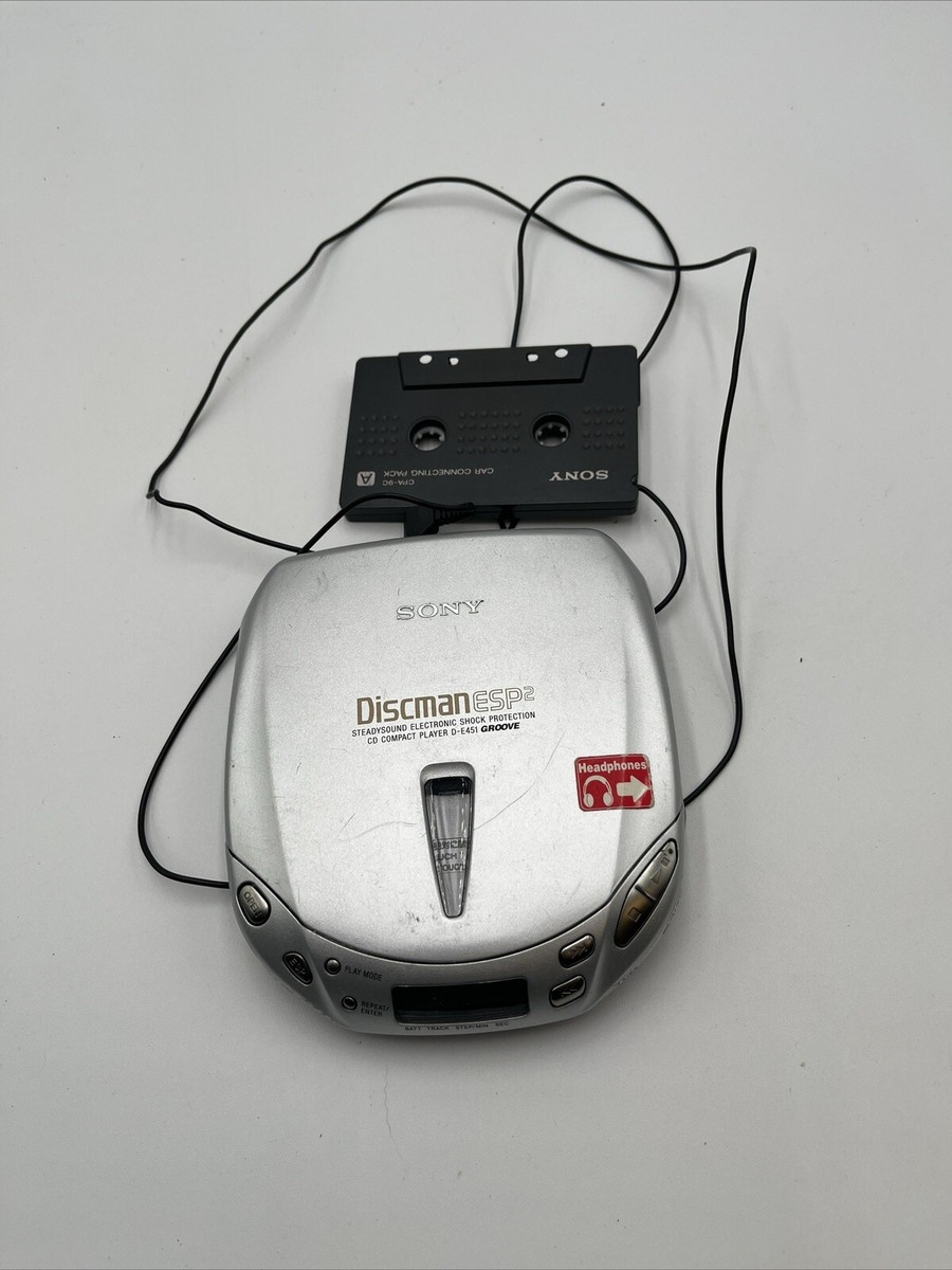 Sony Discman ESP2 D -E451 CD Player Shock Protection Steady sound