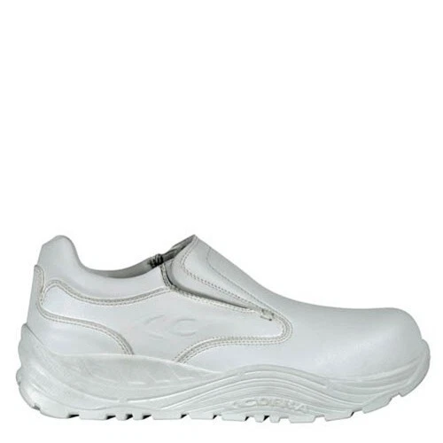 Cofra Hata S3 CI SRC Unisex White Leather Steel Toe Safety