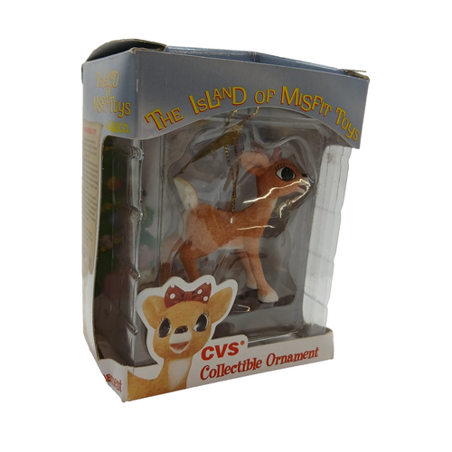 Clarice Reindeer Ornament Island Of Misfit Toys CVS Rare 1999 NEW clarice-reindeer-ornament-island-of-misfit-toys-cvs-rare-1999-new