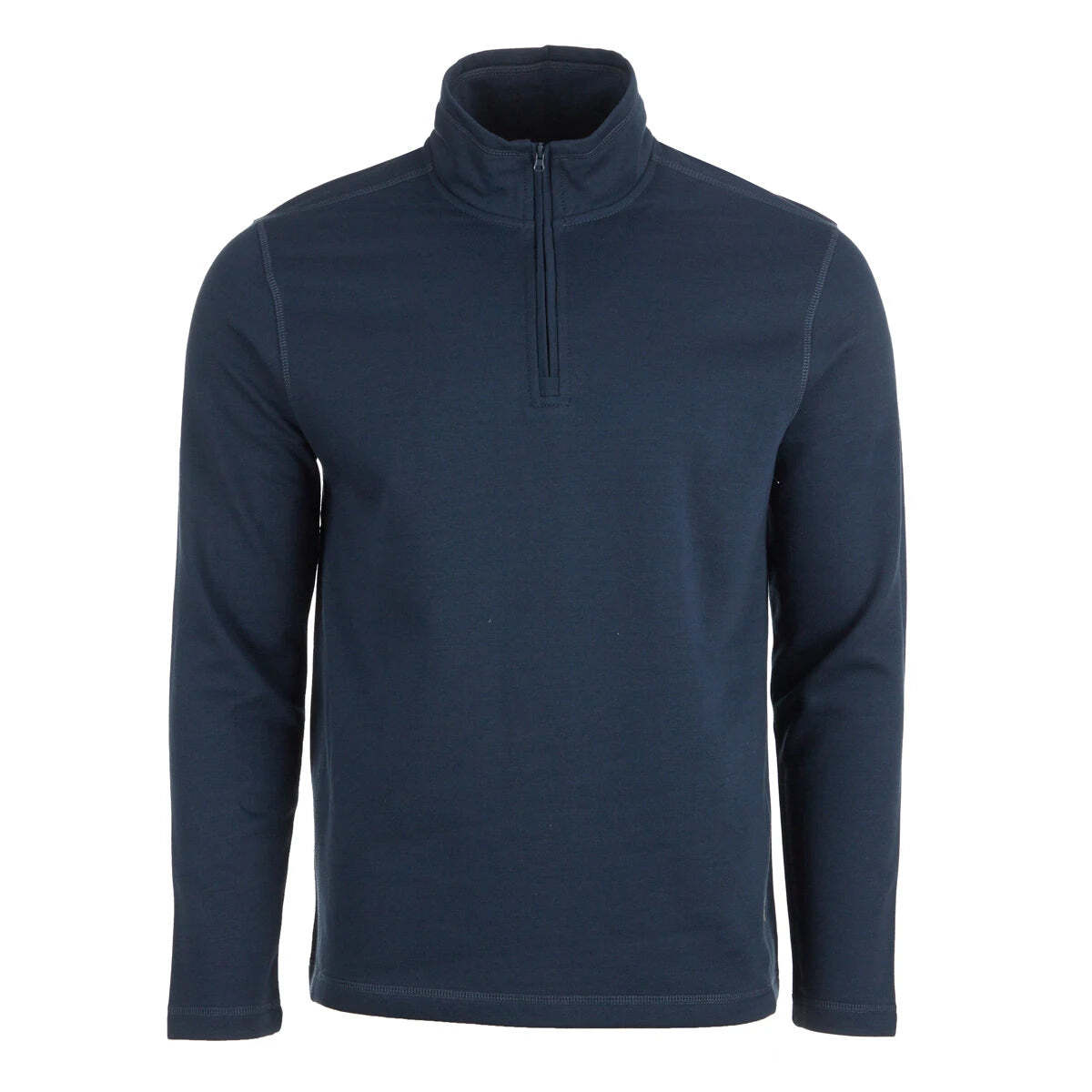 EDDIE BAUER МУЖСКАЯ КУРТКА НА МОЛНИИ 1/4 - ОКЕАНСКИЙ СИНИЙ - РАЗМЕР: S