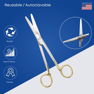 Surgical Operating Mayo Scissors Straight 150mm TC Premium