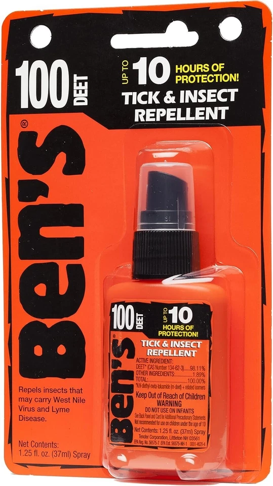 Ben's 100% DEET Mosquito Tick & Insect Repellent Spray Lasting Protection - 37ml - Image 4 of 4