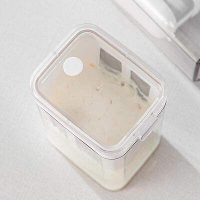 Colino per yogurt, separatore trasparente multifunzione, riutilizzabile, colino rotondo per yogurt, latte di soia, formaggio fatto in casa, separatore