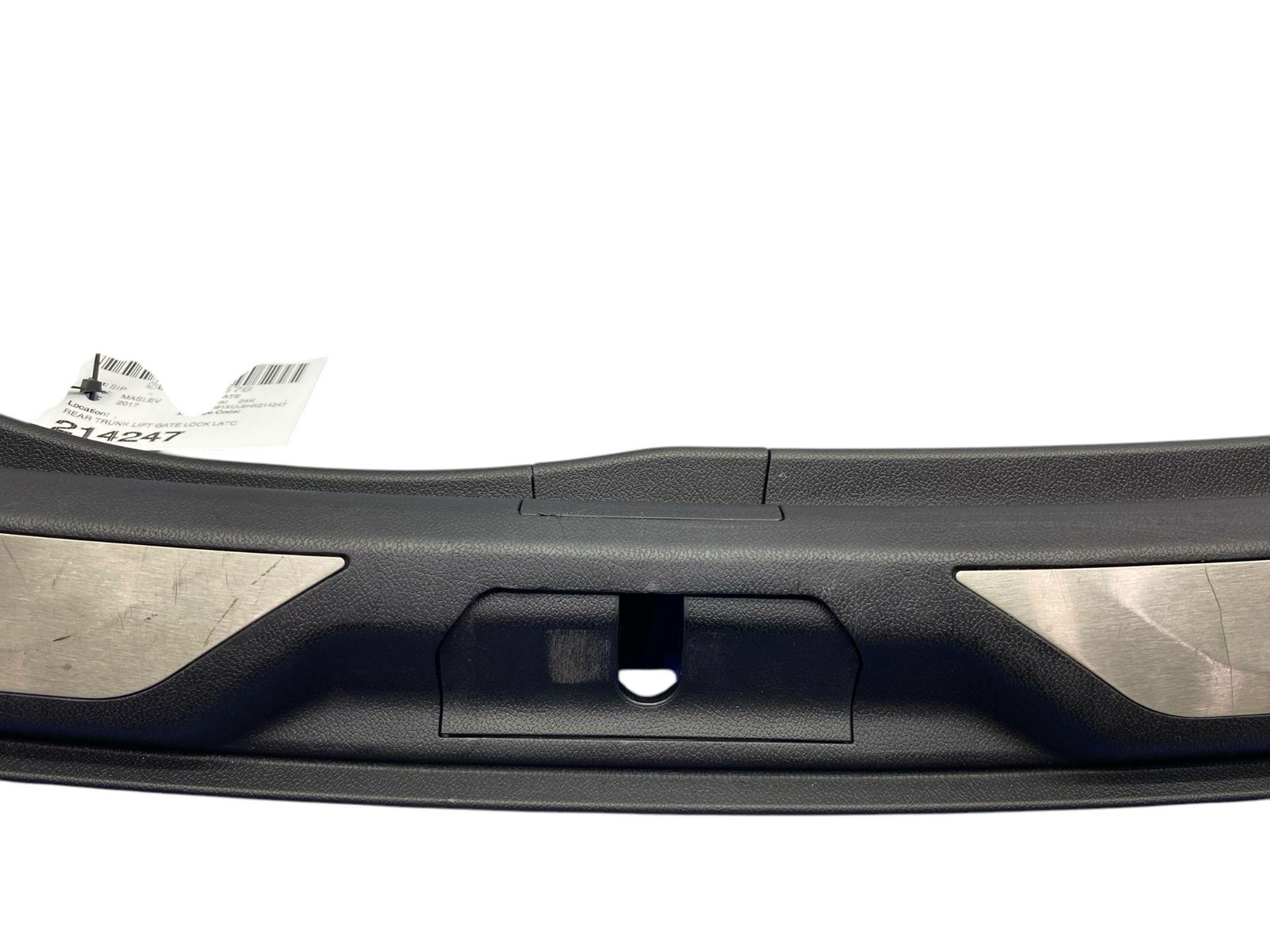 2017-2024 MASERATI LEVANTE M161 REAR TRUNK LIFT GATE LOCK LATCH SILL SCUFF PLATE