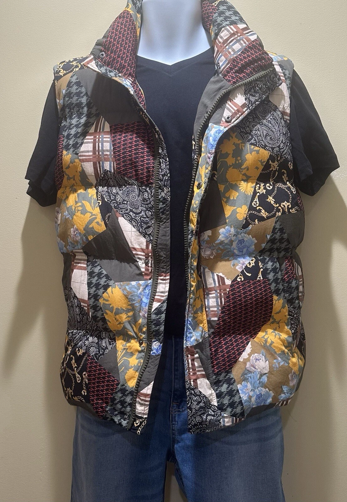 Men’s Puffer Vest Sz M
