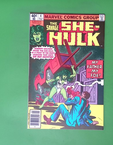 Savage She-Hulk #4 Vol. 1 1980 Marvel Comics Zeitungskiosk 8.0 Comic H87-33