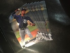2017 Bowman Chrome BCP 165 Reggie Lawson 7 count lot San Diego Padres