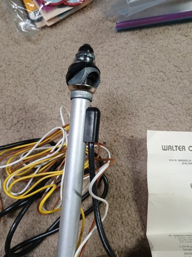 NOS 1967-68 Cadillac Radio Power Antenna Walter Odemer M 9800 with Manual - Bild 6 von 14