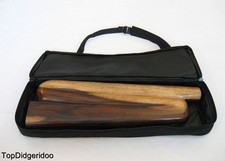 Z-Shape Didgeridoo Bag Unique Hand Carved Sonokeling Hardwood Travel Compact Box
