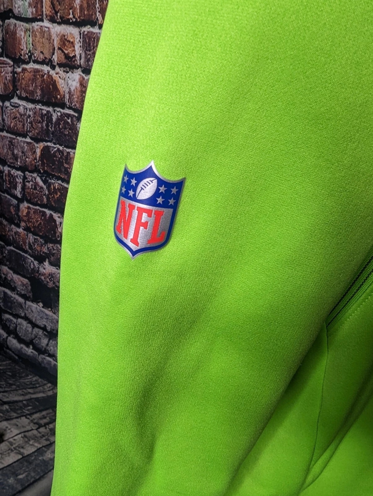 COACH Felpa con cappuccio Nike Dri Fit On Field SEATTLE SEAHAWKS Sideline M piccola media