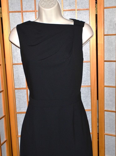 NWT Banana Republic $150 4~Season Black Lined Career~Cocktail~Party Dress Sz. 8 - Picture 6 of 7