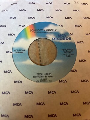 TERRI GIBBS 45 Somebody's Knockin' / Some Days It Rains All Night Long