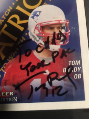 2000 Fleer Tradition #352 Tom Brady RC SGC Graded Authentic Rare