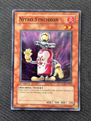 Yugioh Nitro Synchron 1st Edition Super Rare TDGS-EN002 VLP/NM