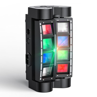 80W 8LED Bühnenlicht RGBW Spider Moving Head DMX512 Lichhteffekt Party Halloween