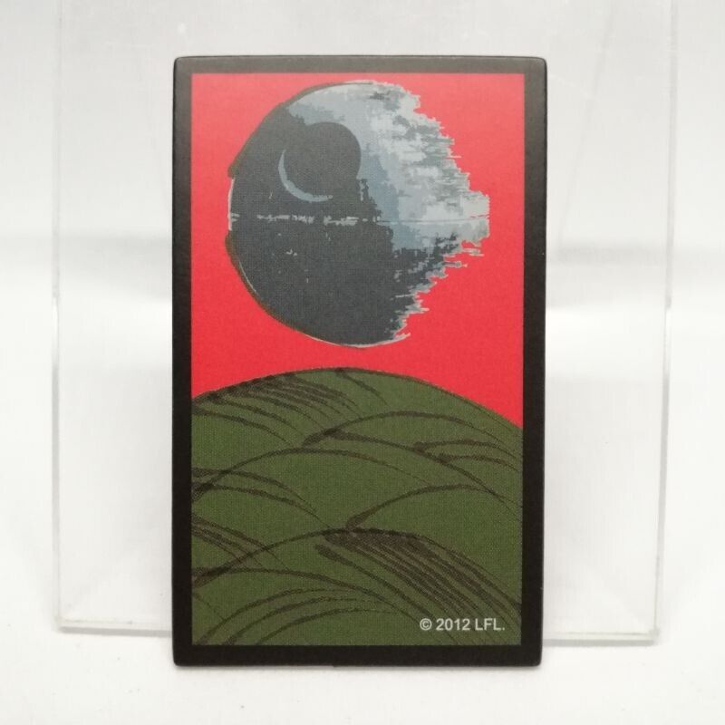 The first Death Star STAR WARS HANAFUDA JAPAN playing CARD size 2.12in×1.3in