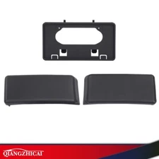 Front Bumper Guards Pads + License Plate Frame Bracket Fit For 09-2014 Ford F150